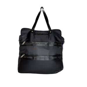 Steve Madden Black Weekender,Bag Travel Nylon